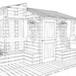 Architectural plans for the Slow Shed